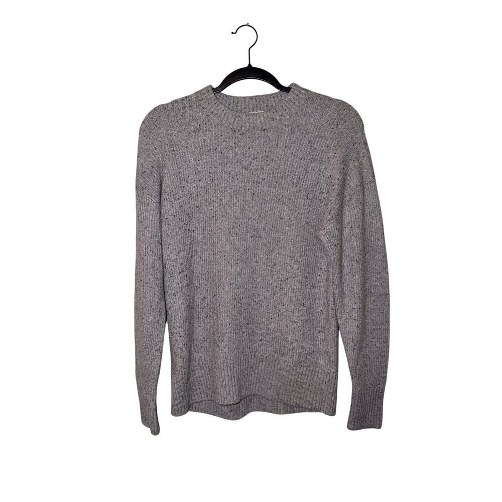 Old Navy SoSoft Women XS Gray Speckled Crew Neck Pullover Sweater